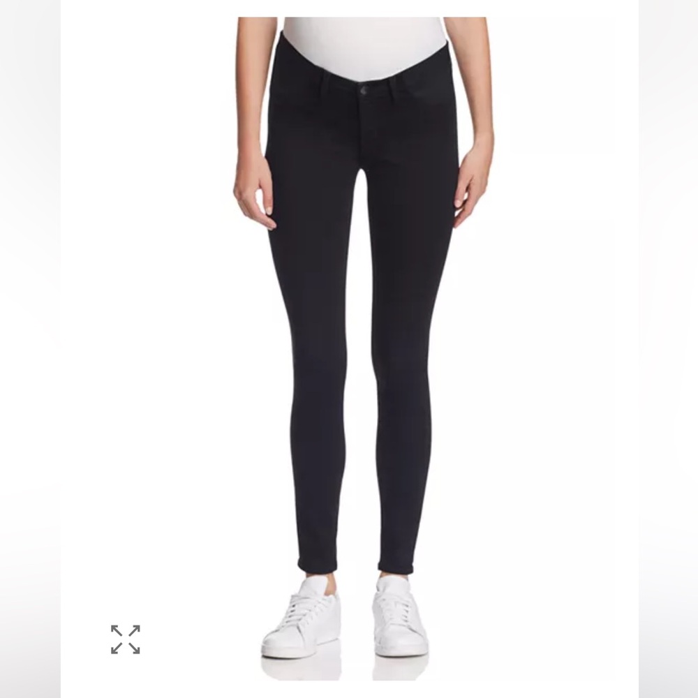 J Brand Maternity Super Skinny Jeans in Seriously Black